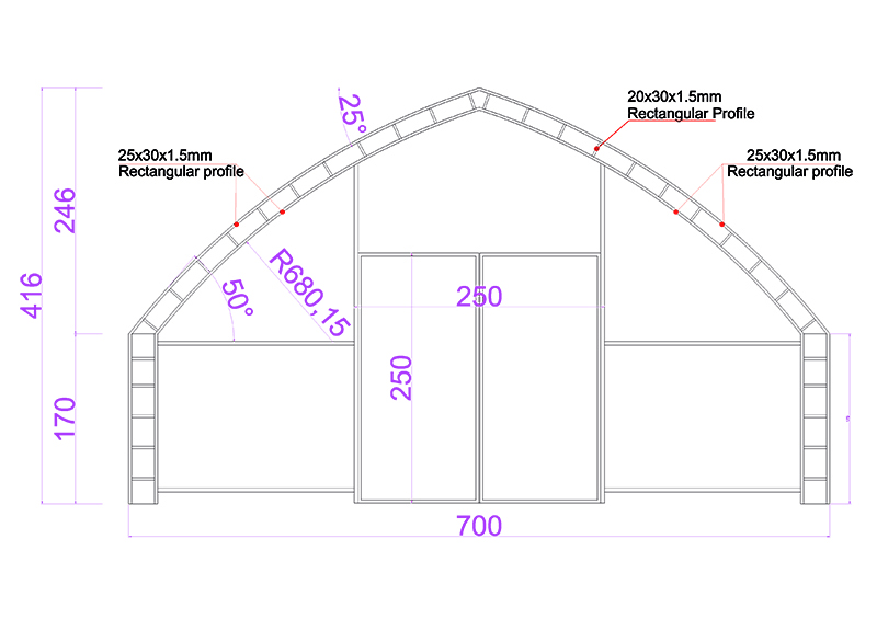 Gulecyuz Tent Nadide Model 7M